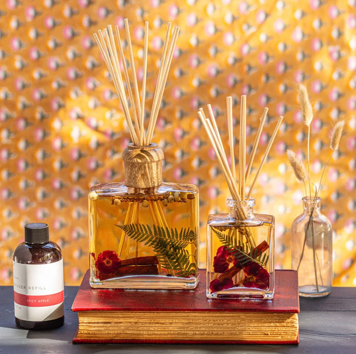Rosy Rings- Botanical Reed Diffuser- Spicy Apple