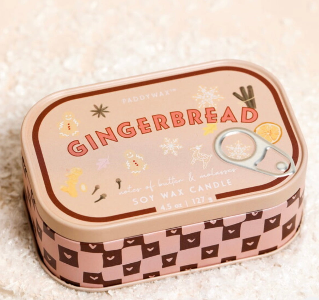 Paddywax- Bistro Tin- Gingerbread