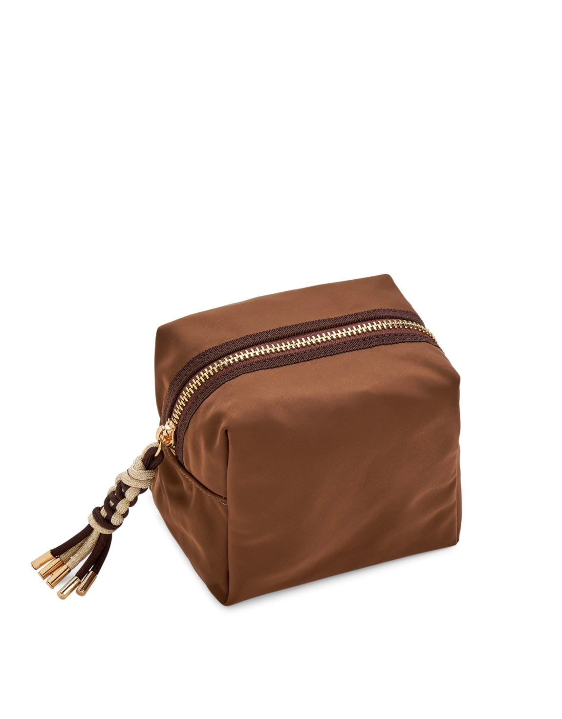 Shiraleah- Jet Small Boxy Zip Pouch- Mocha