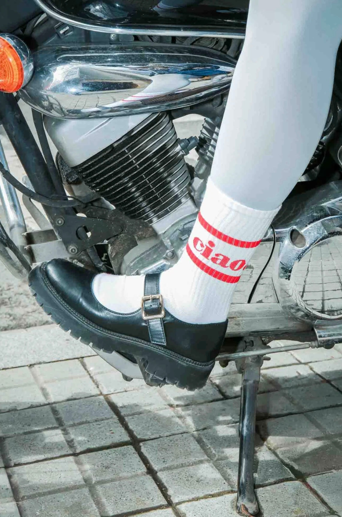 Eat My Socks- Adult Flat Socks- Ciao