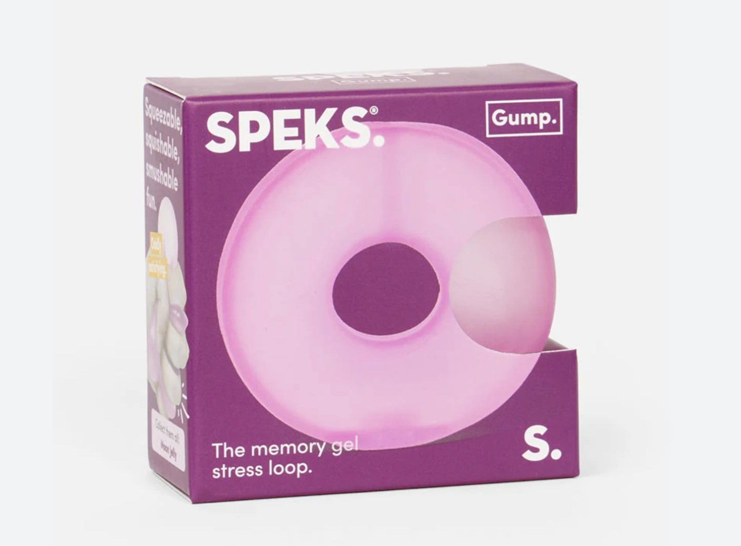 Speks- Memory Gel Stress Loop : Moon Jelly