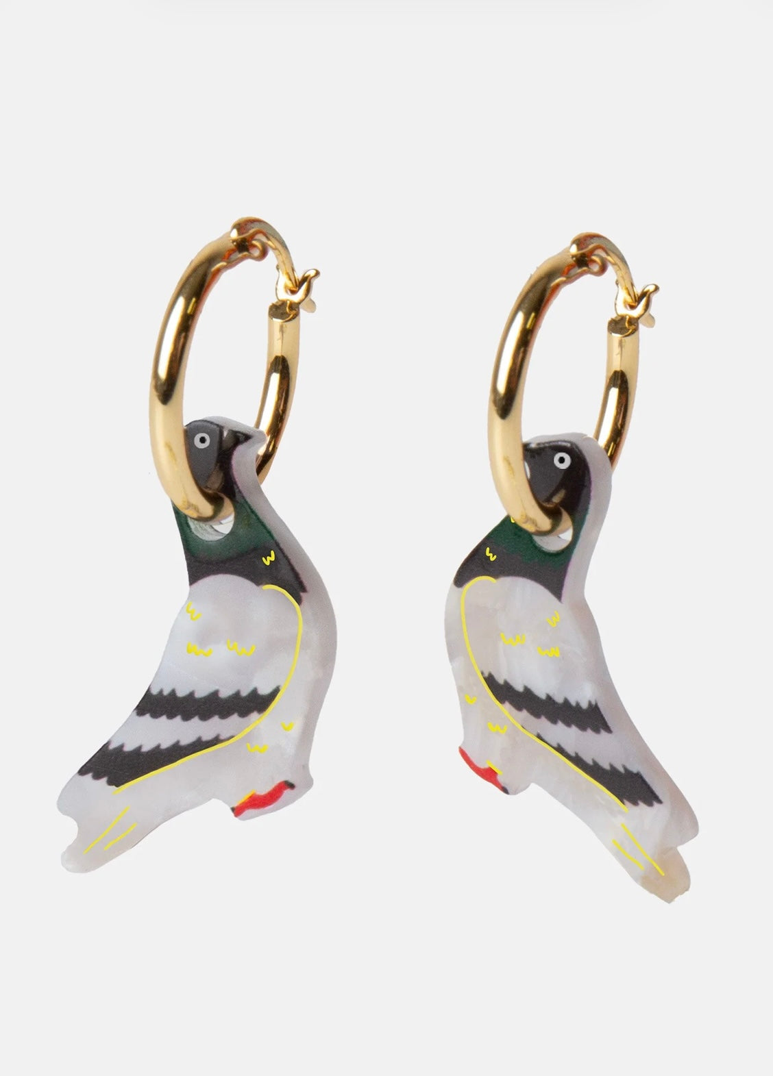 Eat My Socks- Earrings- Pigeon