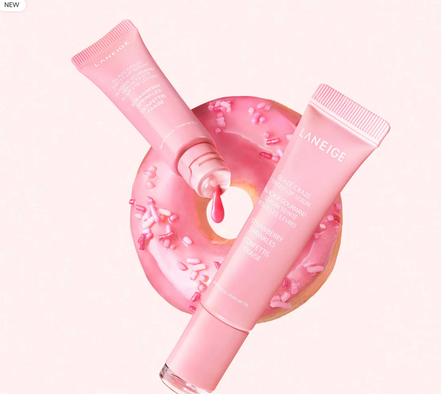 LANEIGE - Glaze Craze Tinted Lip Serum- Strawberry Sprinkles