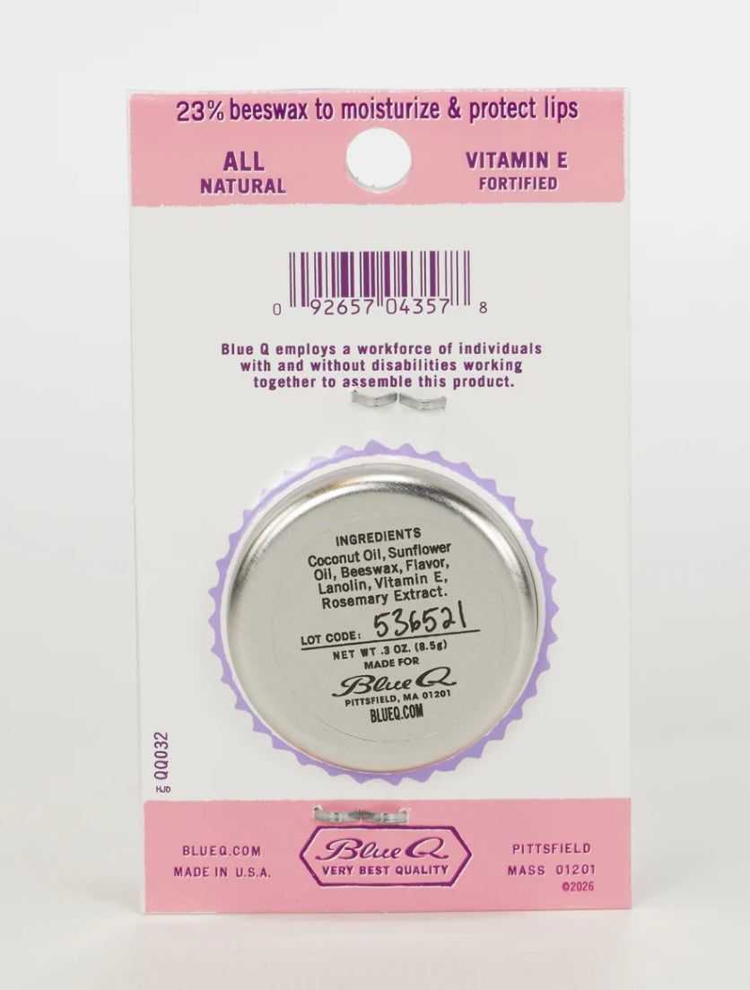 Blue Q- Lip Shit Birthday Cake Lip Balm
