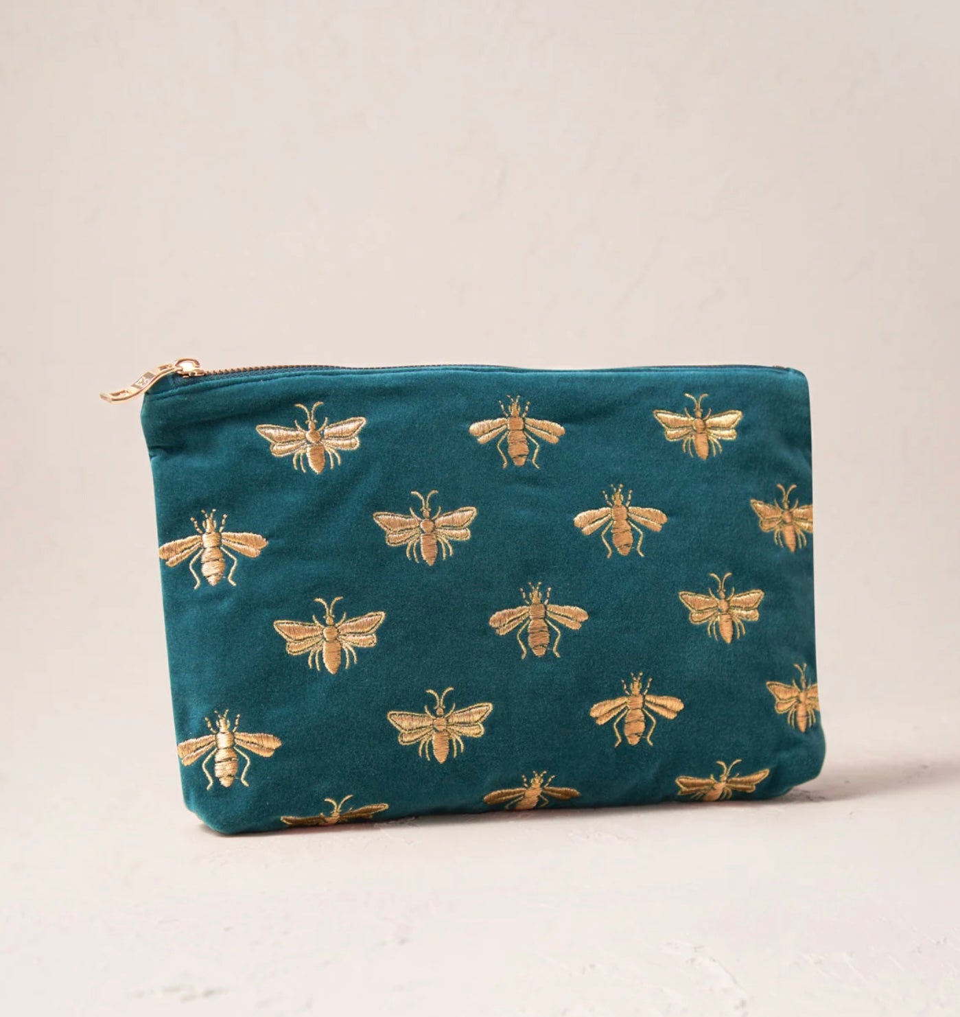 Elizabeth Scarlett- Honey Bee Rich Blue Everyday Pouch