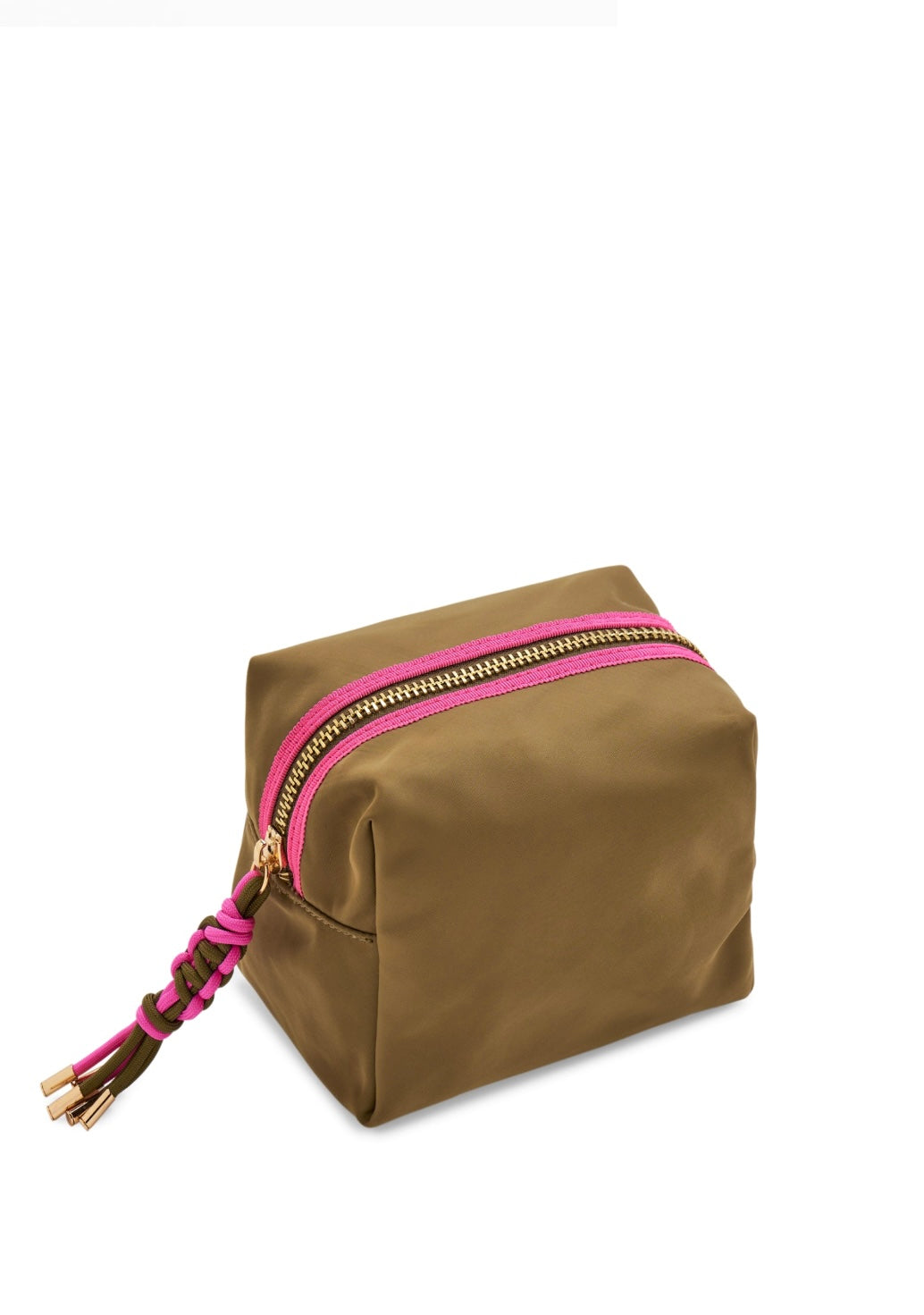 Shiraleah- Jet Small Boxy Zip Pouch- Olive