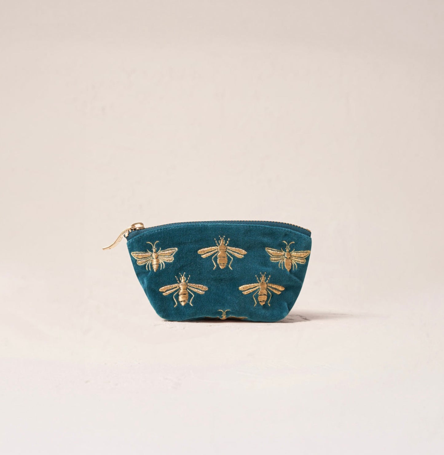 Elizabeth Scarlett- Honey Bee Rich Blue Coin Purse