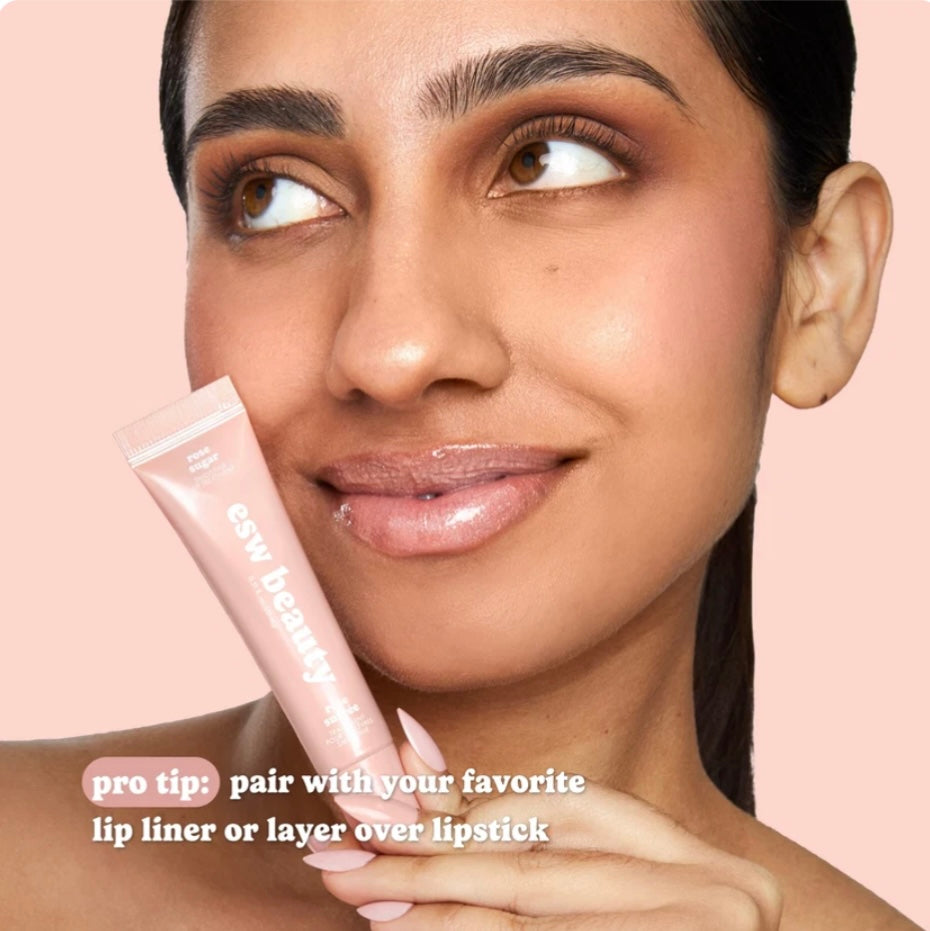 ESW Beauty - Rose Sugar Enhanced Protection Smoothie Lip Treatment