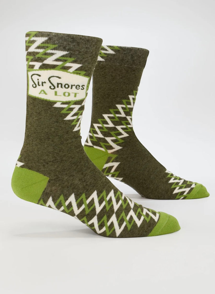 Blue Q- Sir Snores A Lot- Men’s Socks