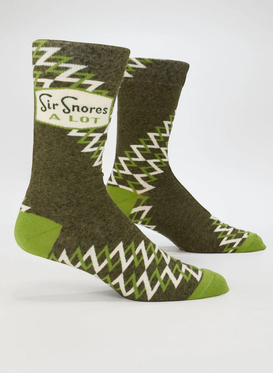 Blue Q- Sir Snores A Lot- Men’s Socks