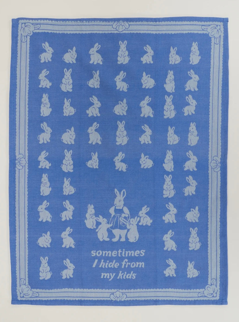 Blue Q- Sometimes I Hide From My Kids- Dish Towel