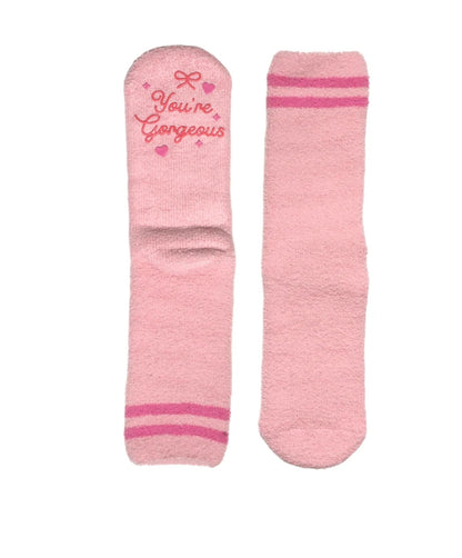 Living Royal- Gorgeous Fuzzy Crew Socks