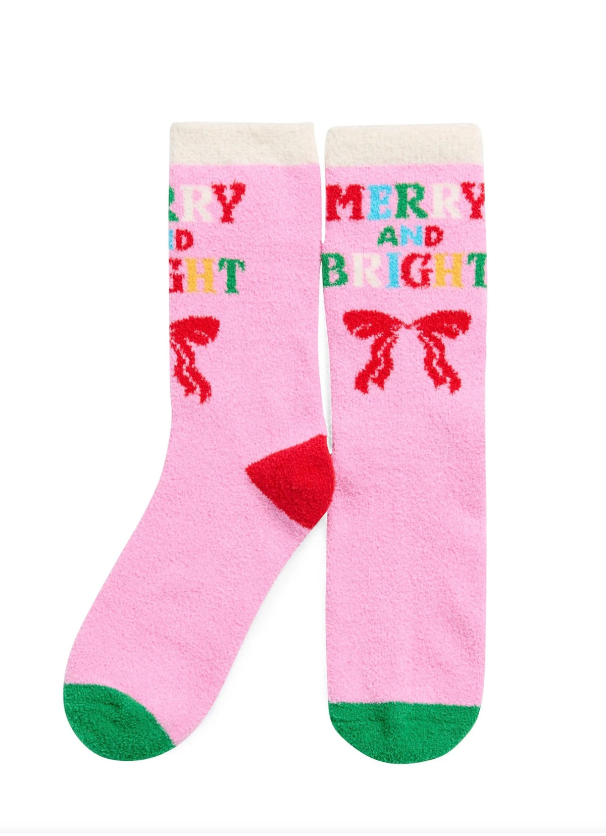 Shiraleah- Merry & Bright Socks- Pink