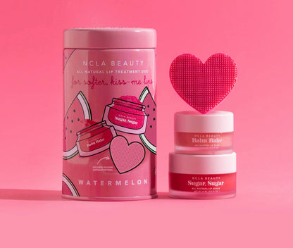 NCLA Beauty- Watermelon Lip Care Set + Scrubber