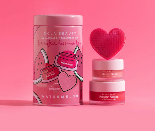 NCLA Beauty- Watermelon Lip Care Set + Scrubber
