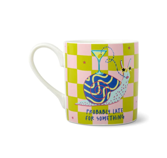 HiJiNX- Probably Late For Something Mug