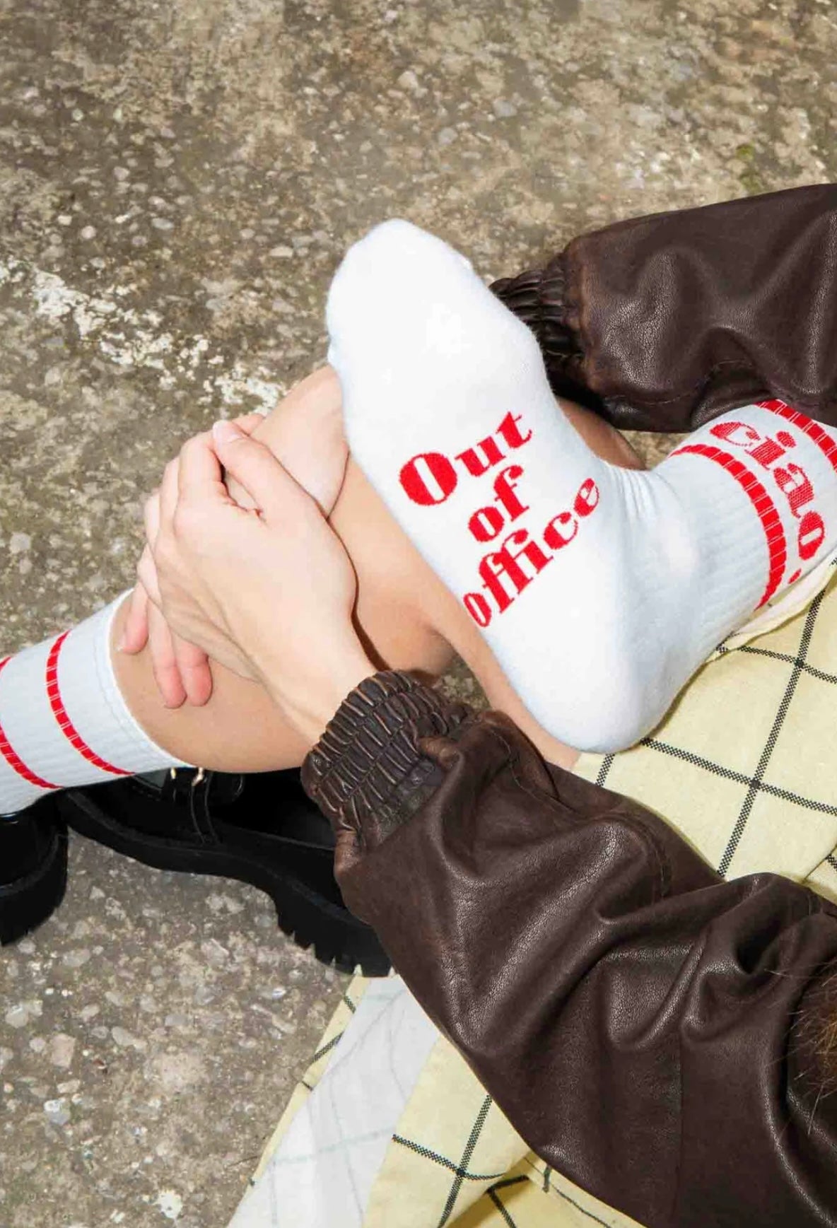 Eat My Socks- Adult Flat Socks- Ciao