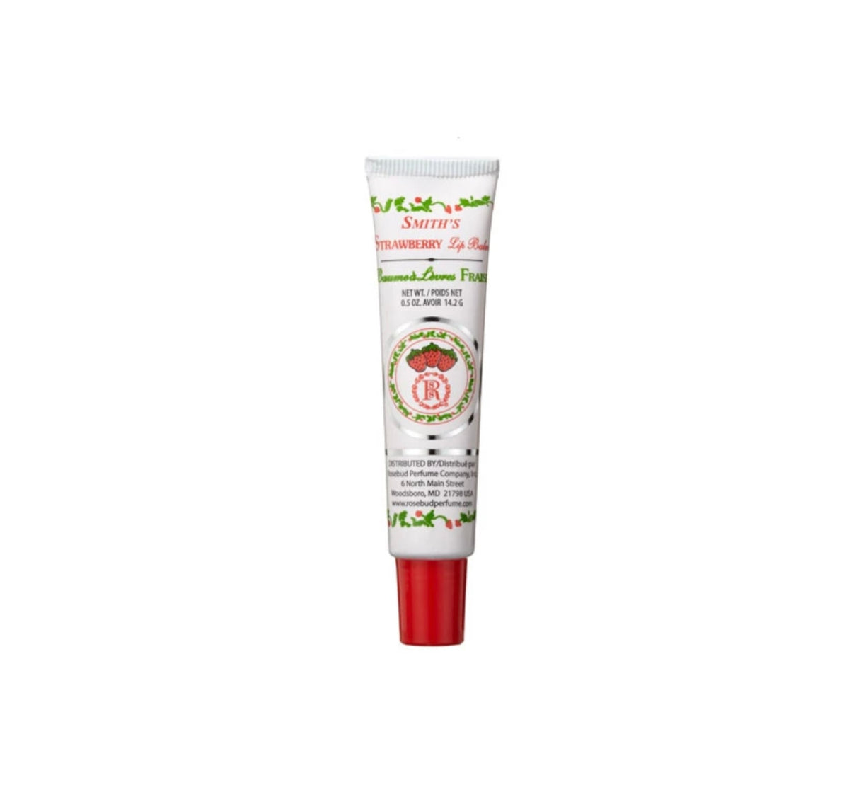Rosebud Perfume Company- Strawberry Lip Balm Tube
