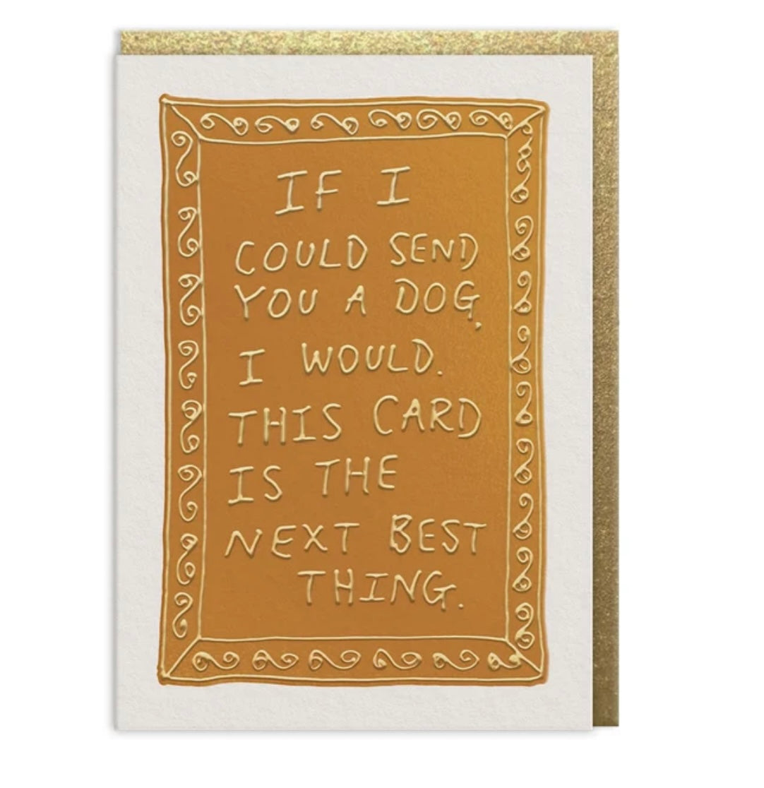 Ohh Deer- Send A Dog Greeting Card