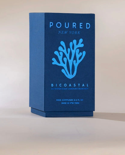 Poured- Bicoastal Reed Diffuser 3.4 fl OZ
