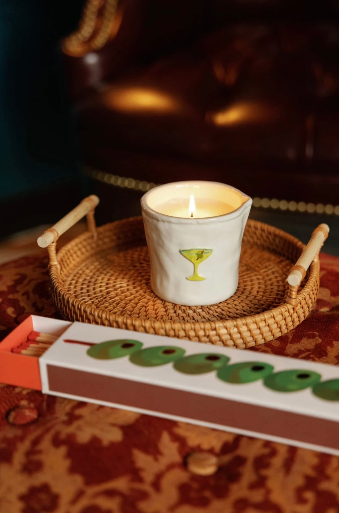 Paddywax- Bistro 8oz Martini Candle- Sparkling Bergamot