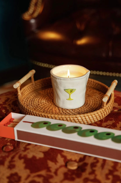 Paddywax- Bistro 8oz Martini Candle- Sparkling Bergamot