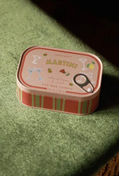 Paddywax- Bistro Tin- Martini