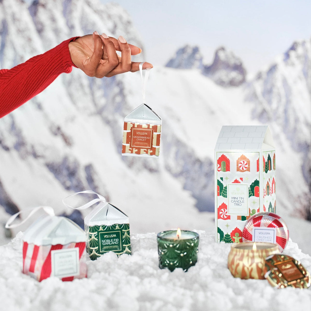 Voluspa- Holiday Mini Tin Trio