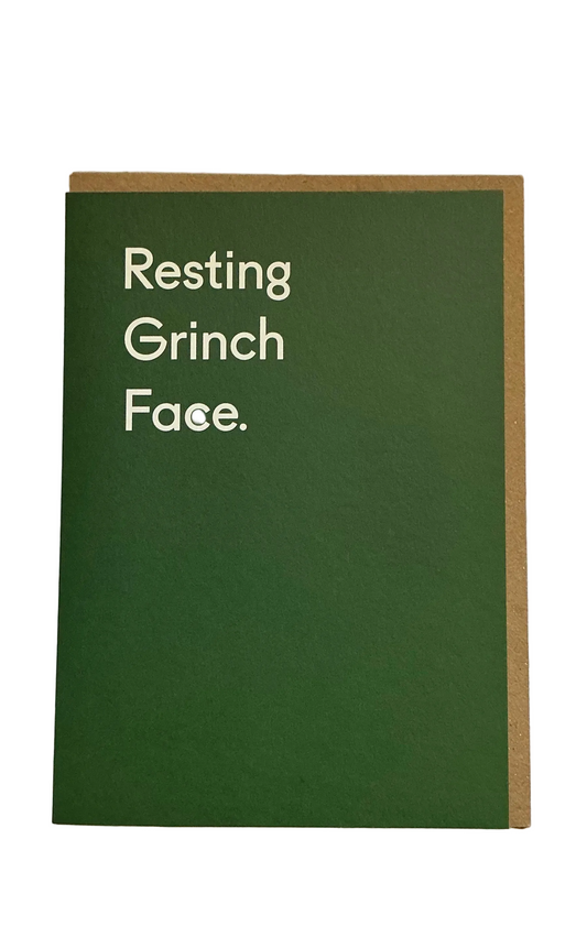 Ohh Deer- Resting Grinch Face Greeting Cards