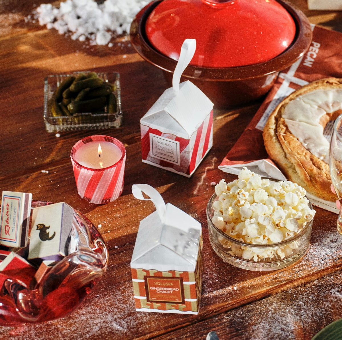 Voluspa- Crushed Candy Boxed Pedestal Ornament