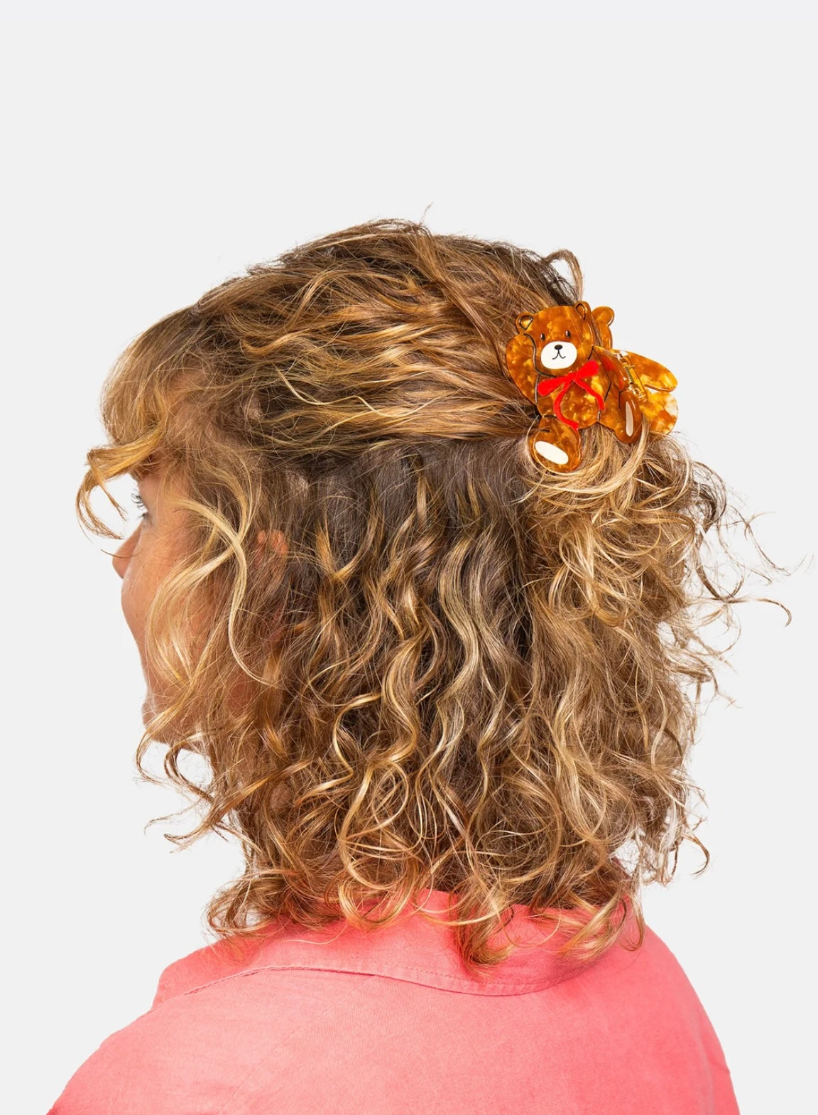 Eat My Socks- Hair Claw Clip- Teddy Bear