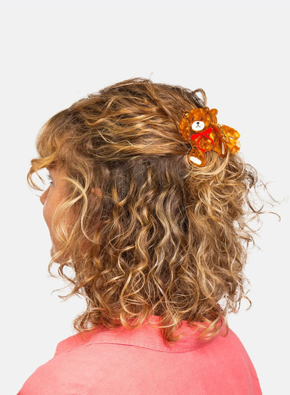 Eat My Socks- Hair Claw Clip- Teddy Bear