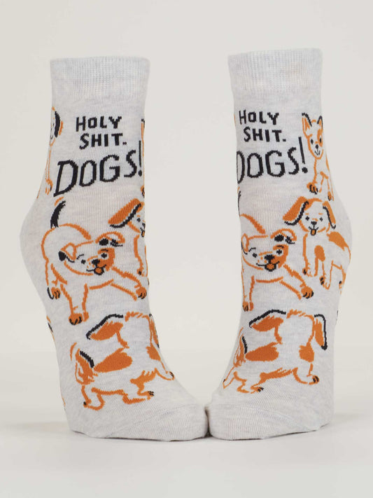 Blue Q - HOLY SHIT. DOGS! Ankle Socks