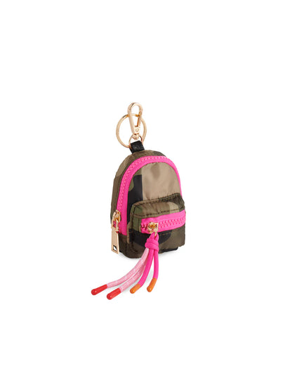 Shiraleah - Ezra Mini Backpack Bag Charm - Camo