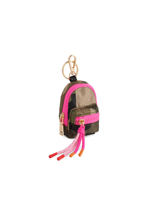 Shiraleah - Ezra Mini Backpack Bag Charm - Camo