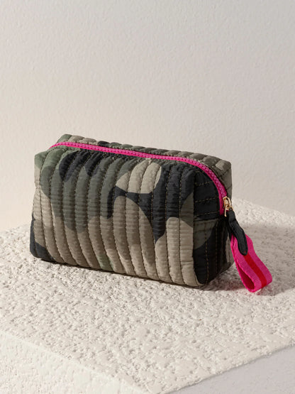 Shiraleah - Ezra Small Boxy Cosmetic Pouch - Camo