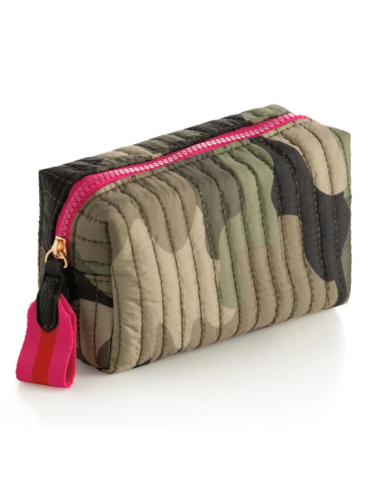 Shiraleah - Ezra Small Boxy Cosmetic Pouch - Camo