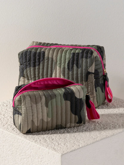 Shiraleah - Ezra Small Boxy Cosmetic Pouch - Camo
