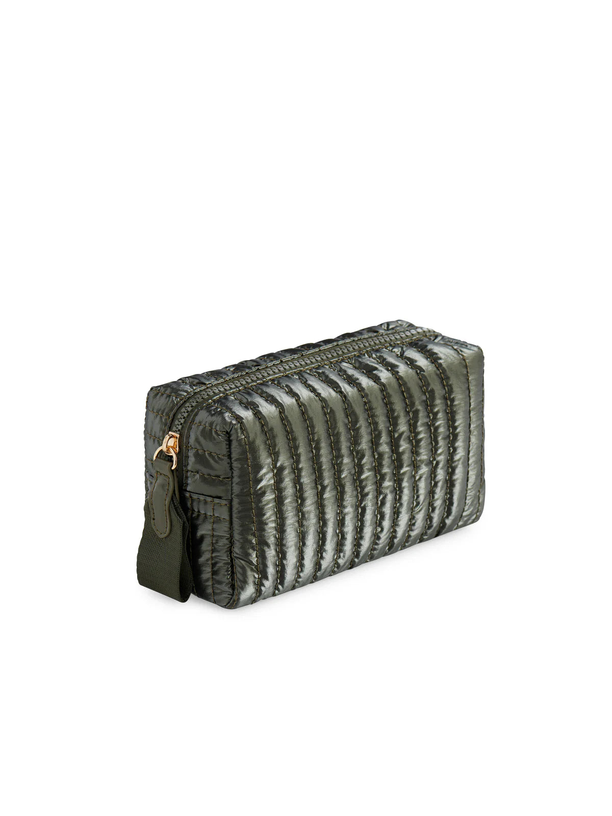 Shiraleah - Logan Small Boxy Cosmetic Pouch - Olive