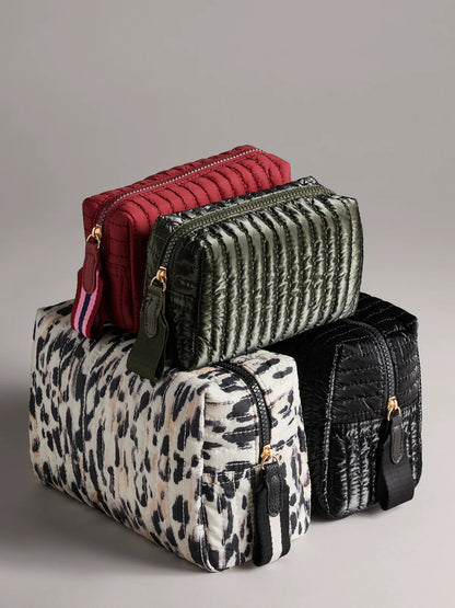 Shiraleah - Logan Small Boxy Cosmetic Pouch - Olive