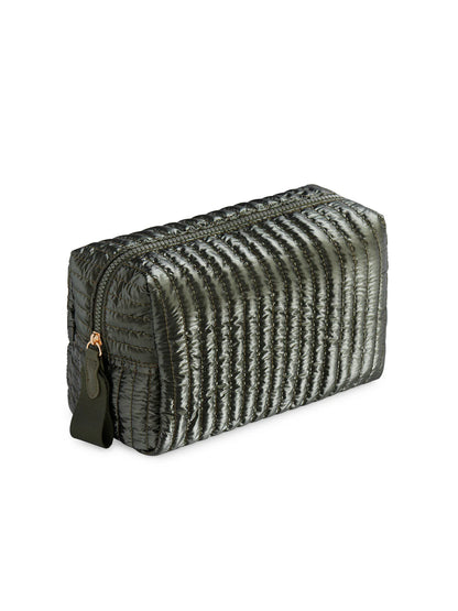 Shiraleah - Logan Large Boxy Cosmetic Pouch - Olive