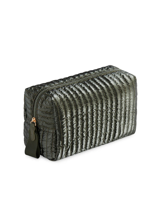 Shiraleah - Logan Large Boxy Cosmetic Pouch - Olive