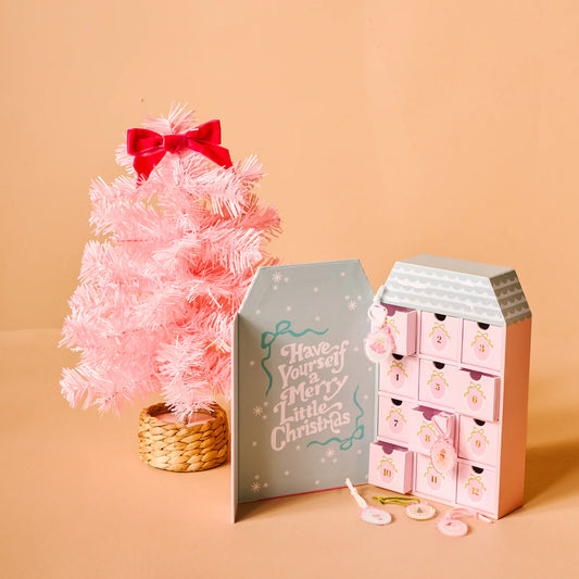 The Darling Effect - Holiday Advent Calendar & Mini Artificial Tree Bundle - COQUETTE CHRISTMAS