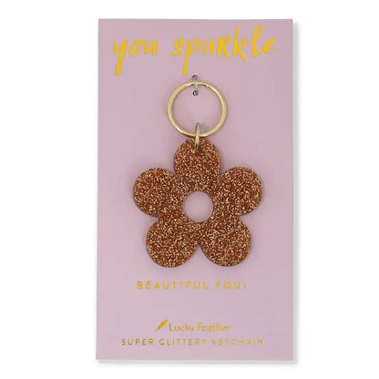 Lucky Feather - You Sparkle KeyChain