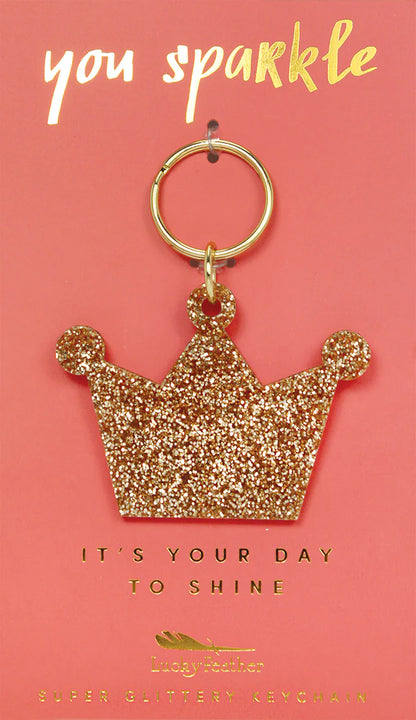 Lucky Feather - You Sparkle KeyChain