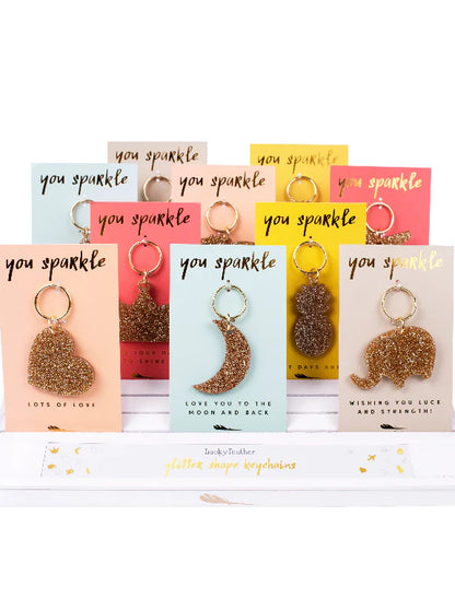 Lucky Feather - You Sparkle KeyChain
