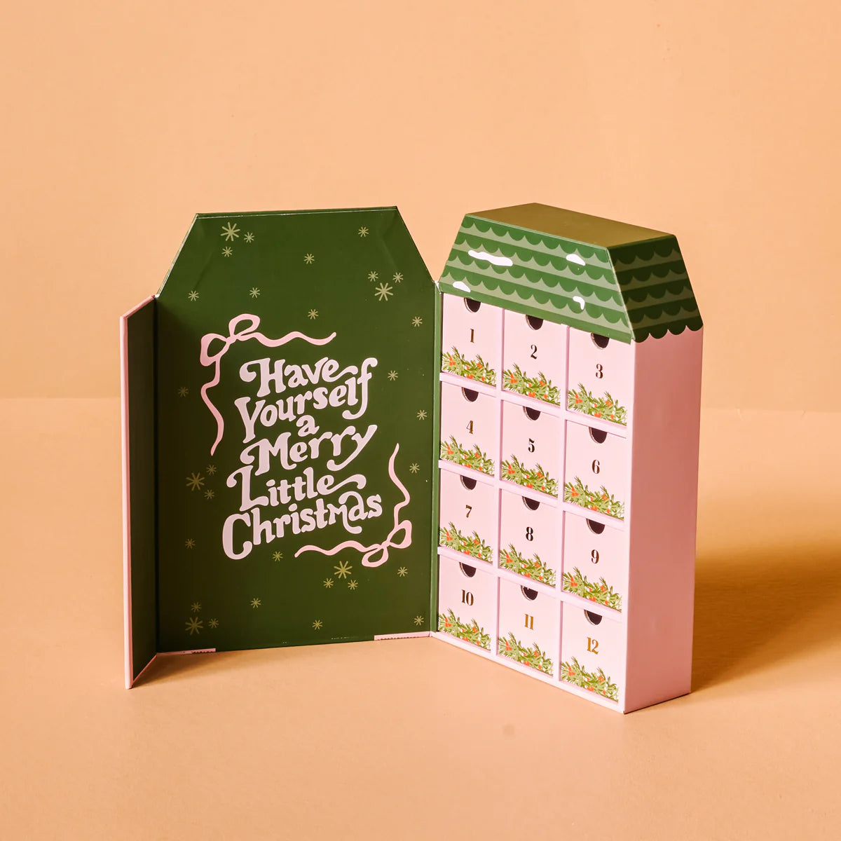 The Darling Effect - Holiday Advent Calendar & Mini Artificial Tree Bundle - CLASSIC CHRISTMAS