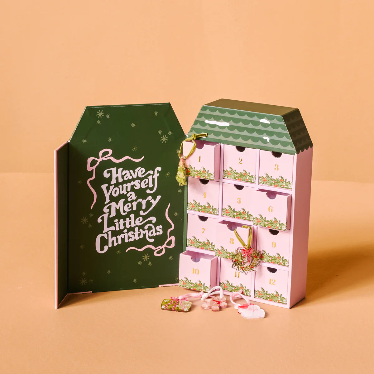 The Darling Effect - Holiday Advent Calendar & Mini Artificial Tree Bundle - CLASSIC CHRISTMAS