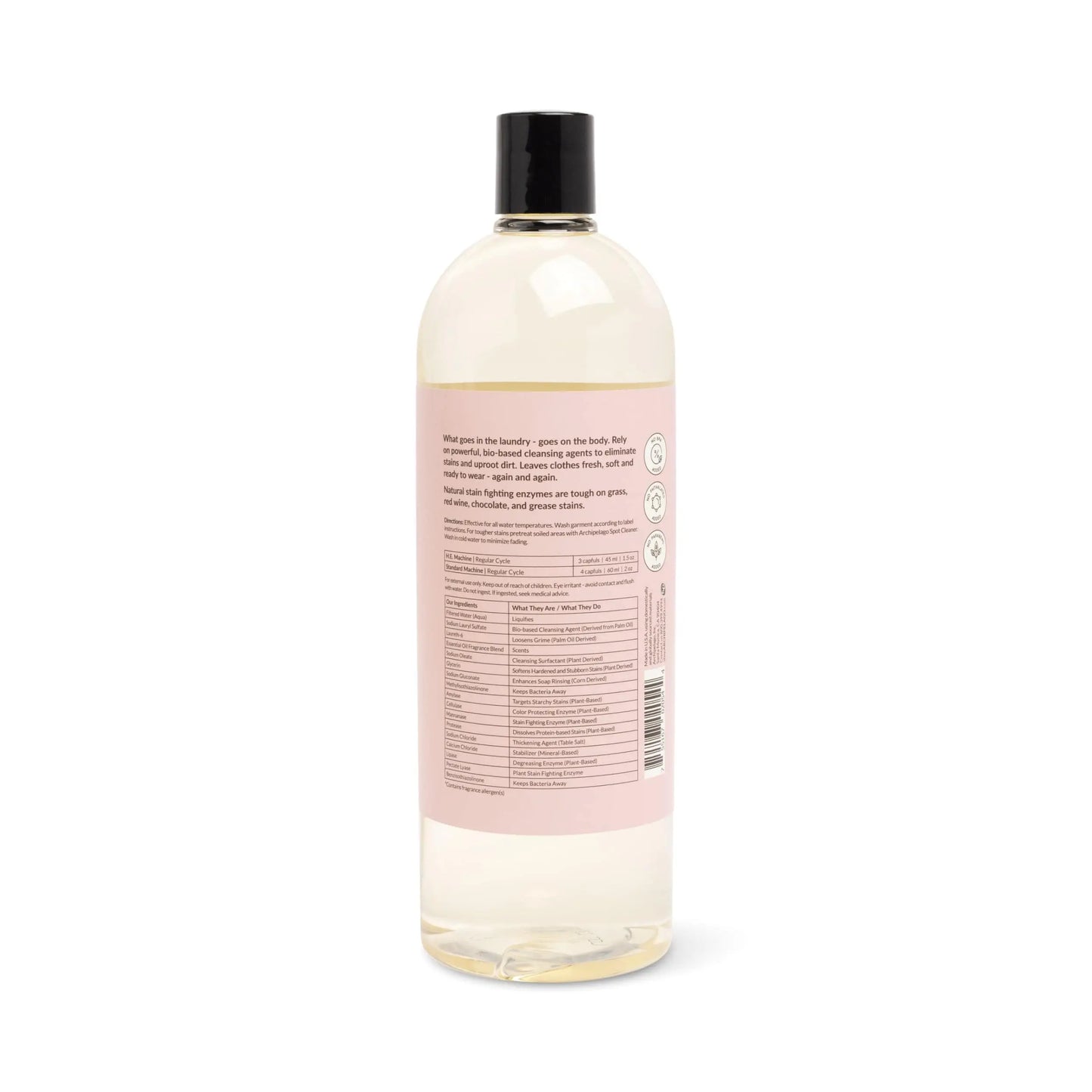 Archipelago - Laundry Detergent - Charcoal Rose