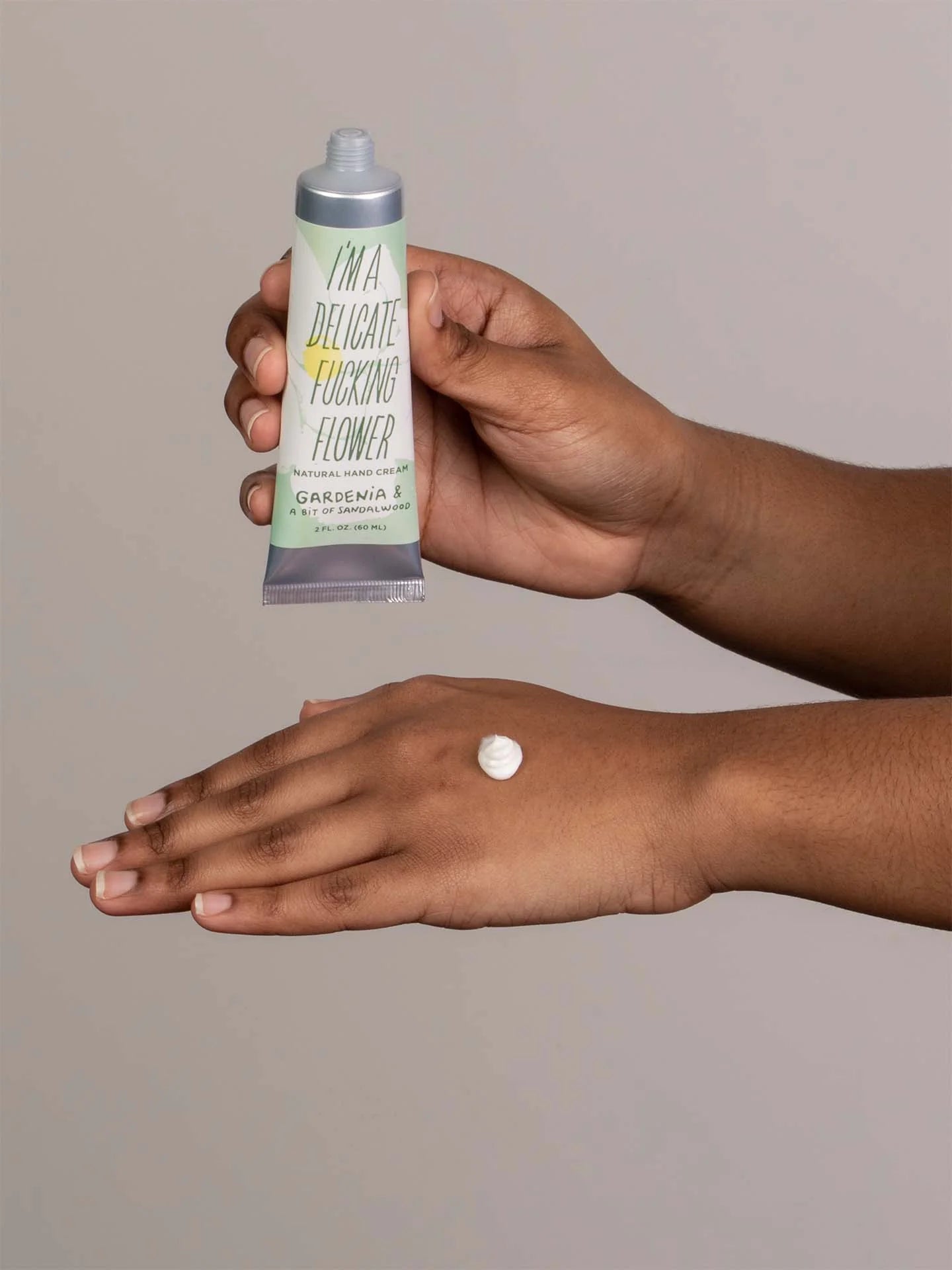 Blue Q - I'm a Delicate Fucking Flower Hand Cream - Gardenia & A Bit Of Sandalwood